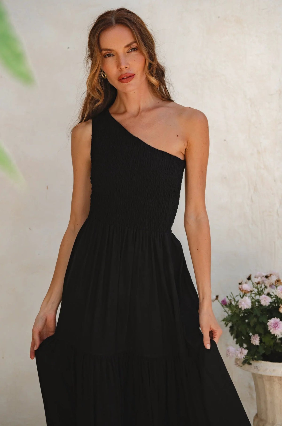 Cassandra One Shoulder Maxi Dress by ELF