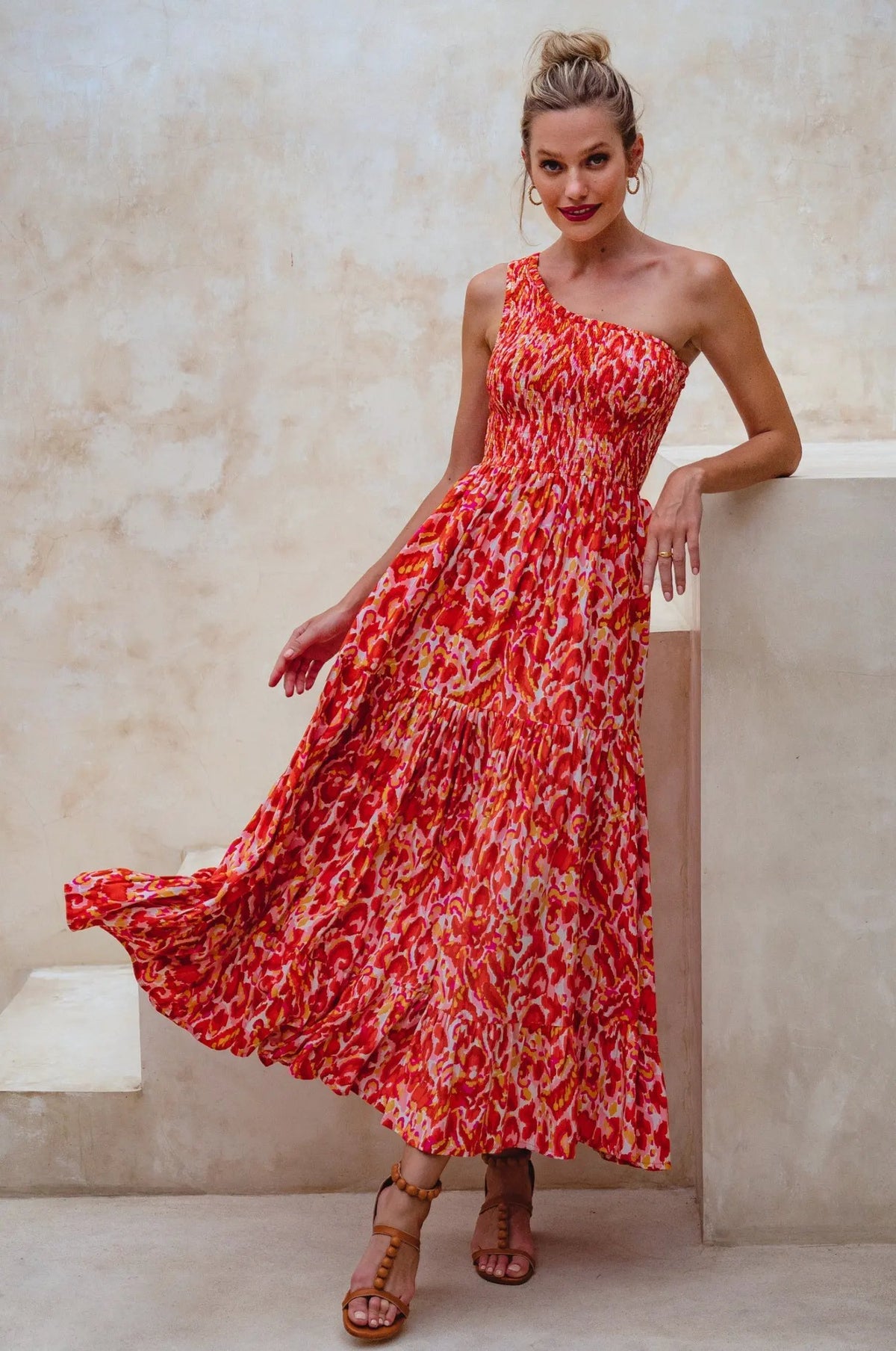 Cassandra One Shoulder Maxi Dress by ELF