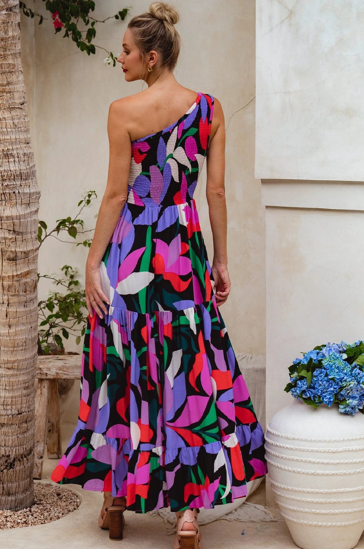 Cassandra One Shoulder Maxi Dress by ELF