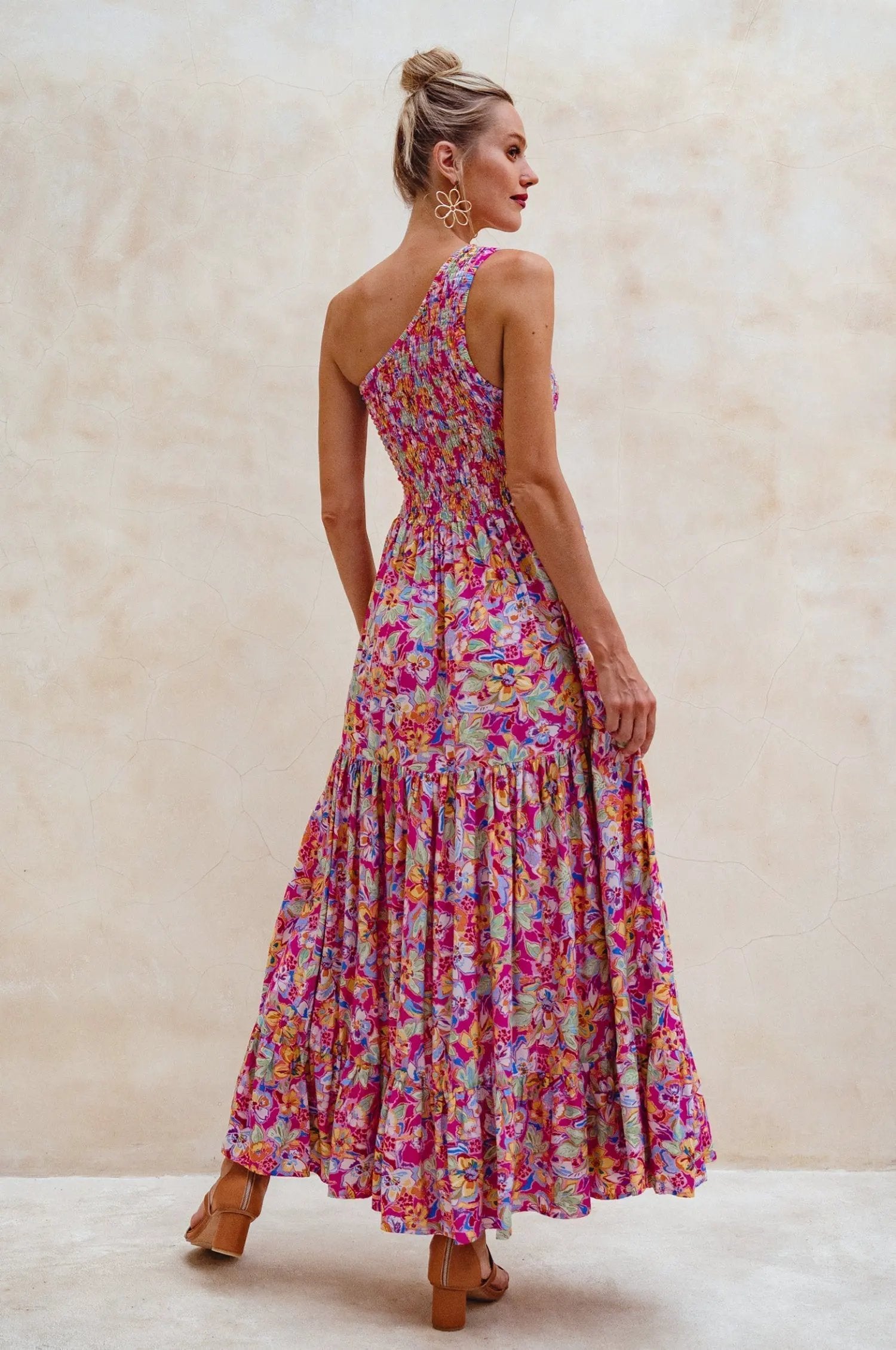 Cassandra One Shoulder Maxi Dress by ELF