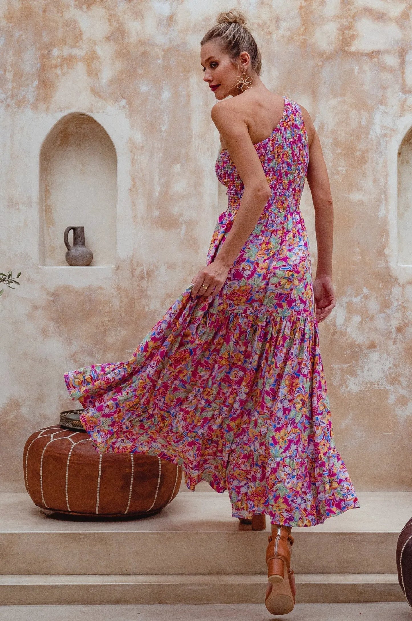 Cassandra One Shoulder Maxi Dress by ELF