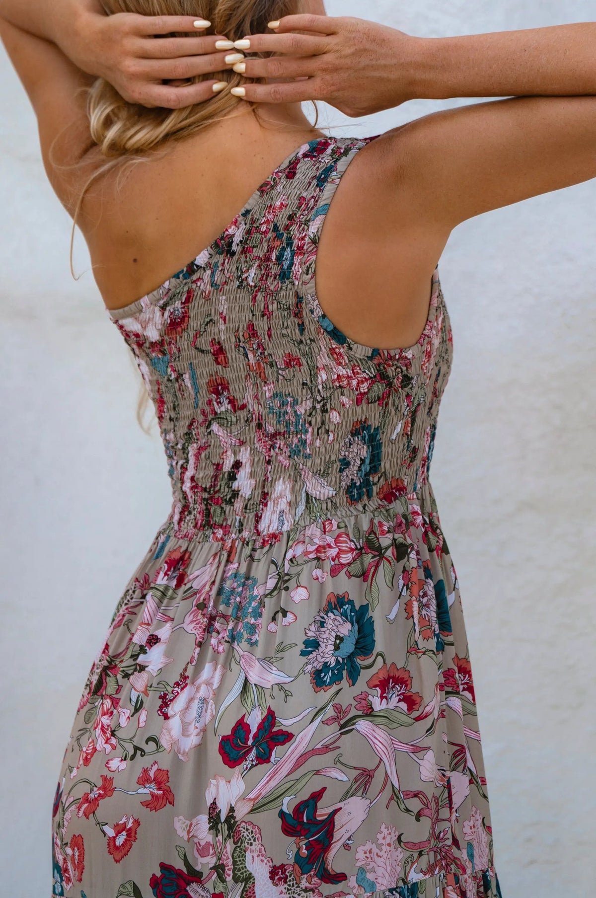 Cassandra One Shoulder Maxi Dress by ELF