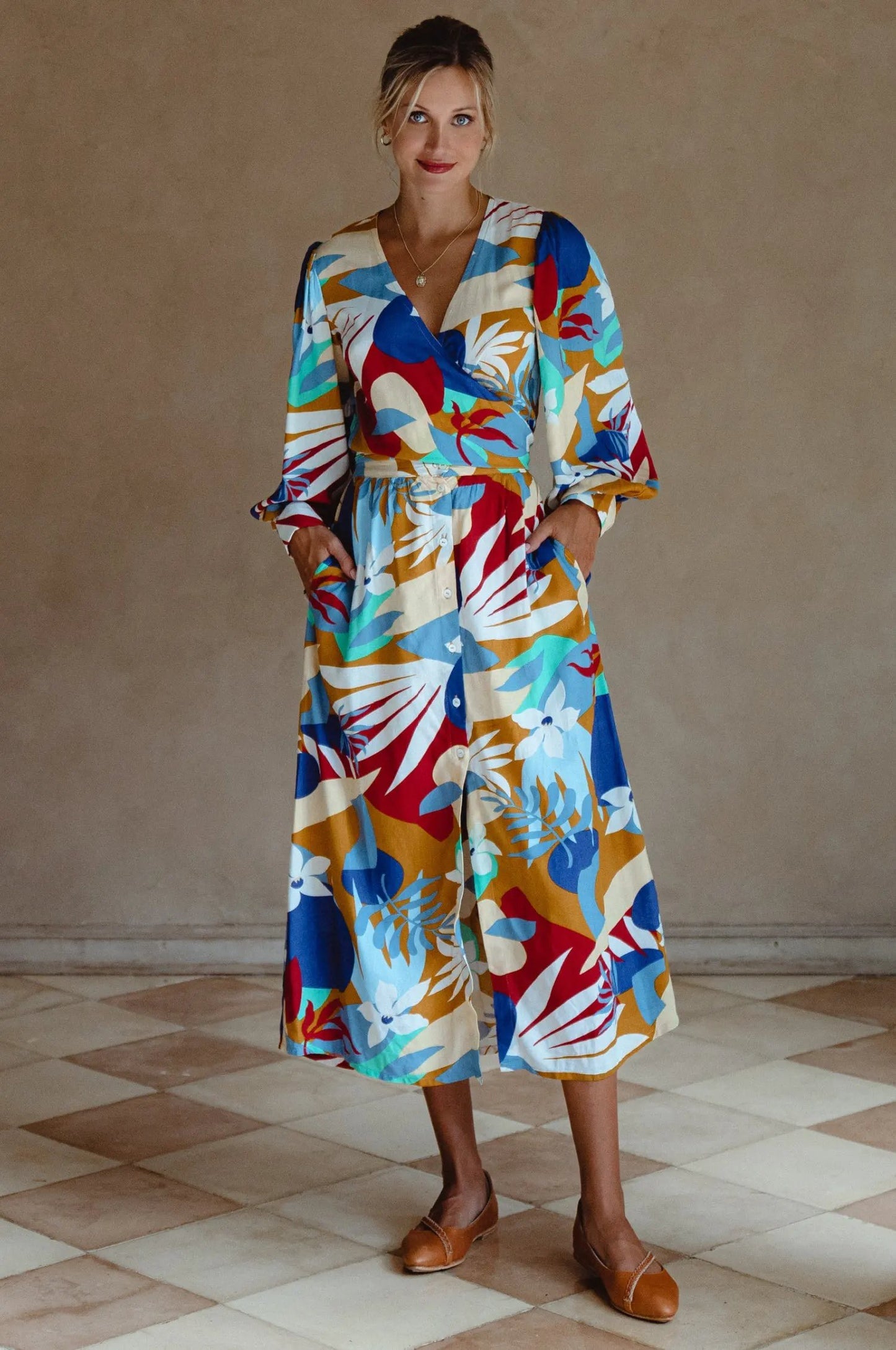 Celeste Convertible Midi Dress (Sale) by ELF