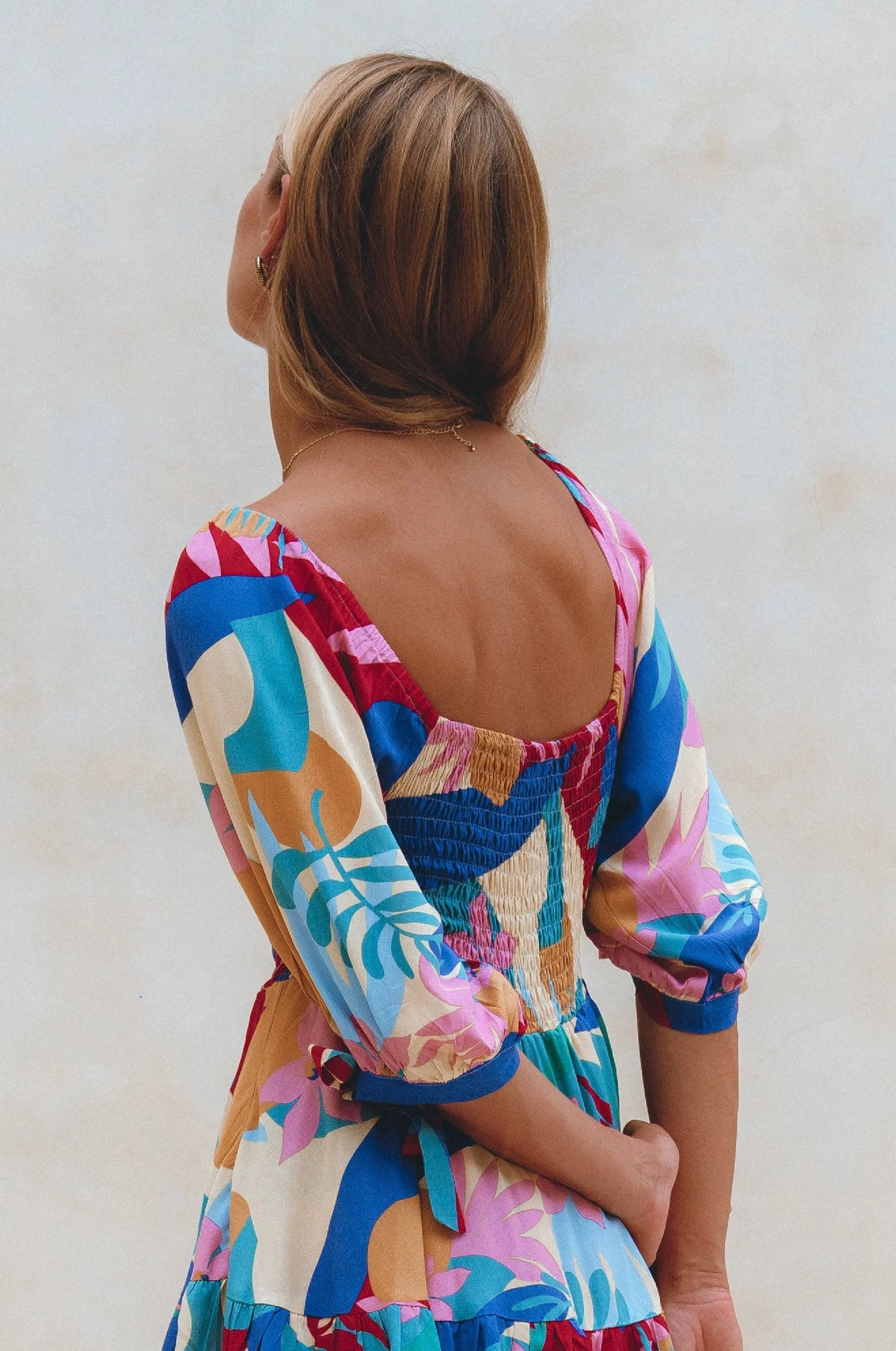 Cha-Cha Ruffle Mini Dress by ELF