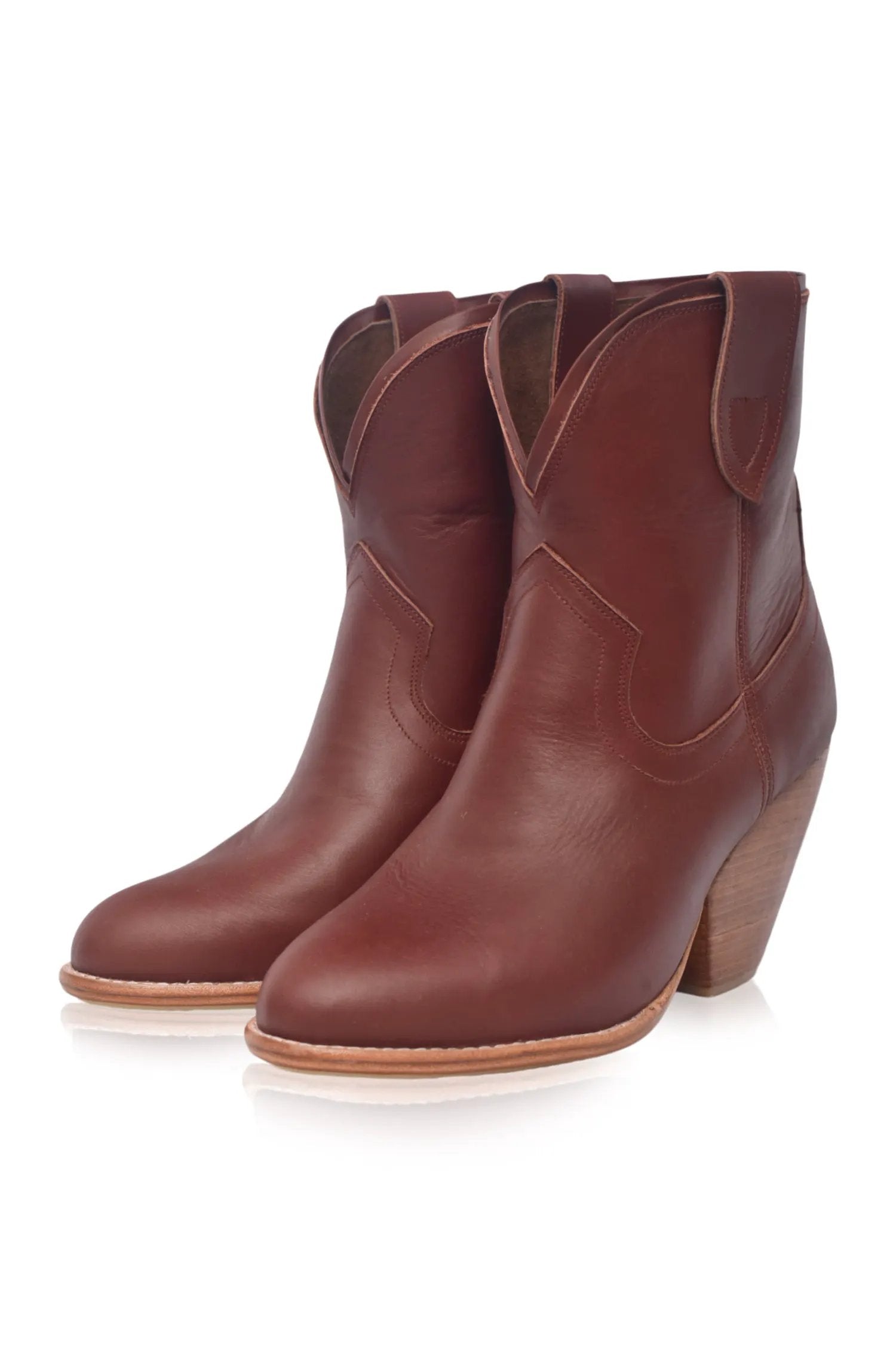 Charro Cowboy Leather Boots by ELF
