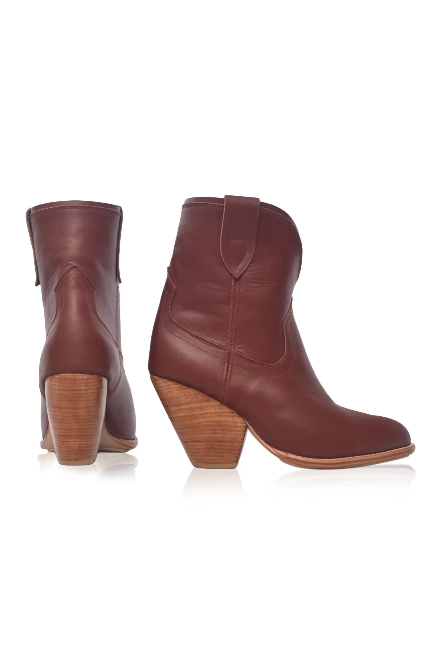 Charro Cowboy Leather Boots by ELF