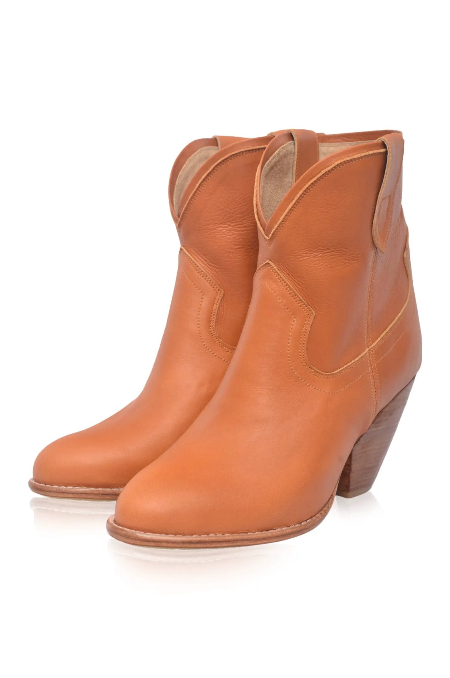 Charro Cowboy Leather Boots by ELF