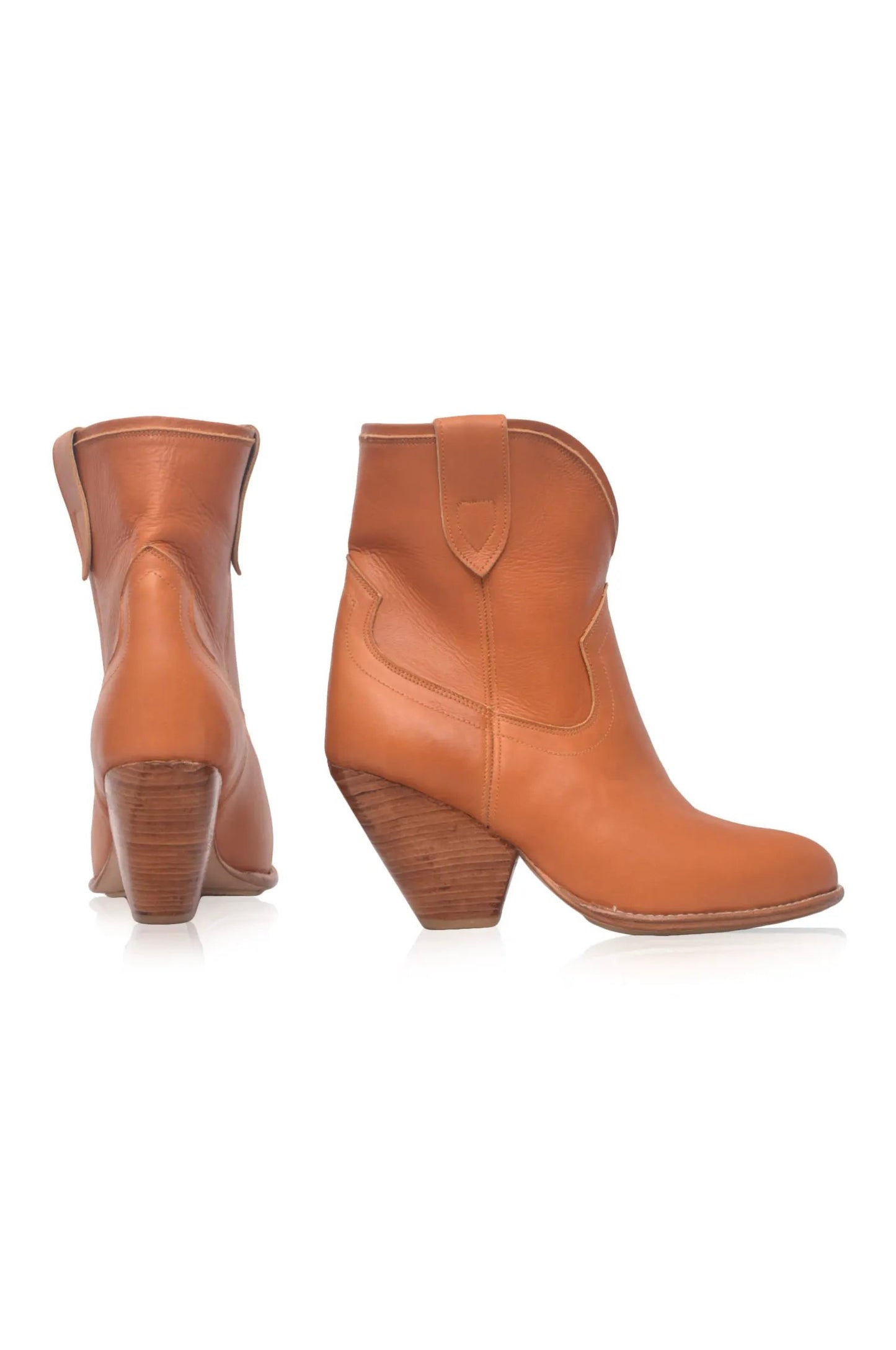 Charro Cowboy Leather Boots by ELF