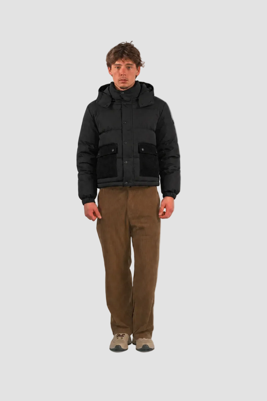 Camouflage Reactive Puffer Jacket by Hideout