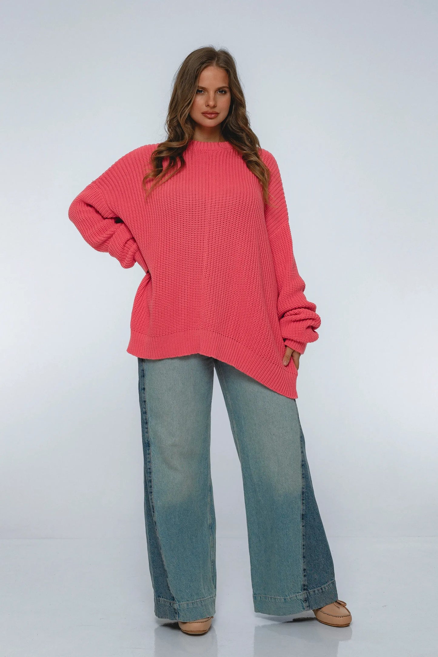 Cloud Nine Long Sleeve Cotton Sweater by ELF