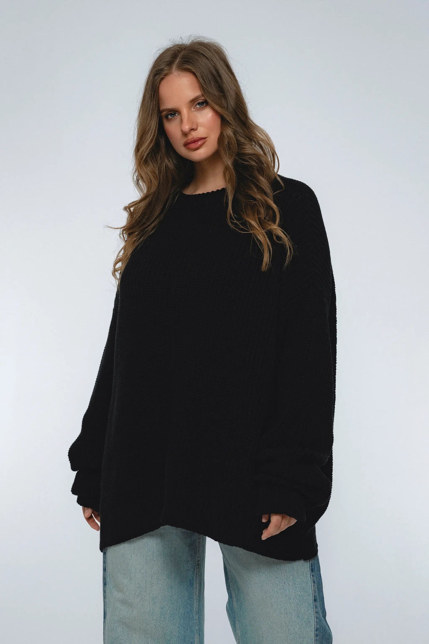 Cloud Nine Long Sleeve Cotton Sweater by ELF