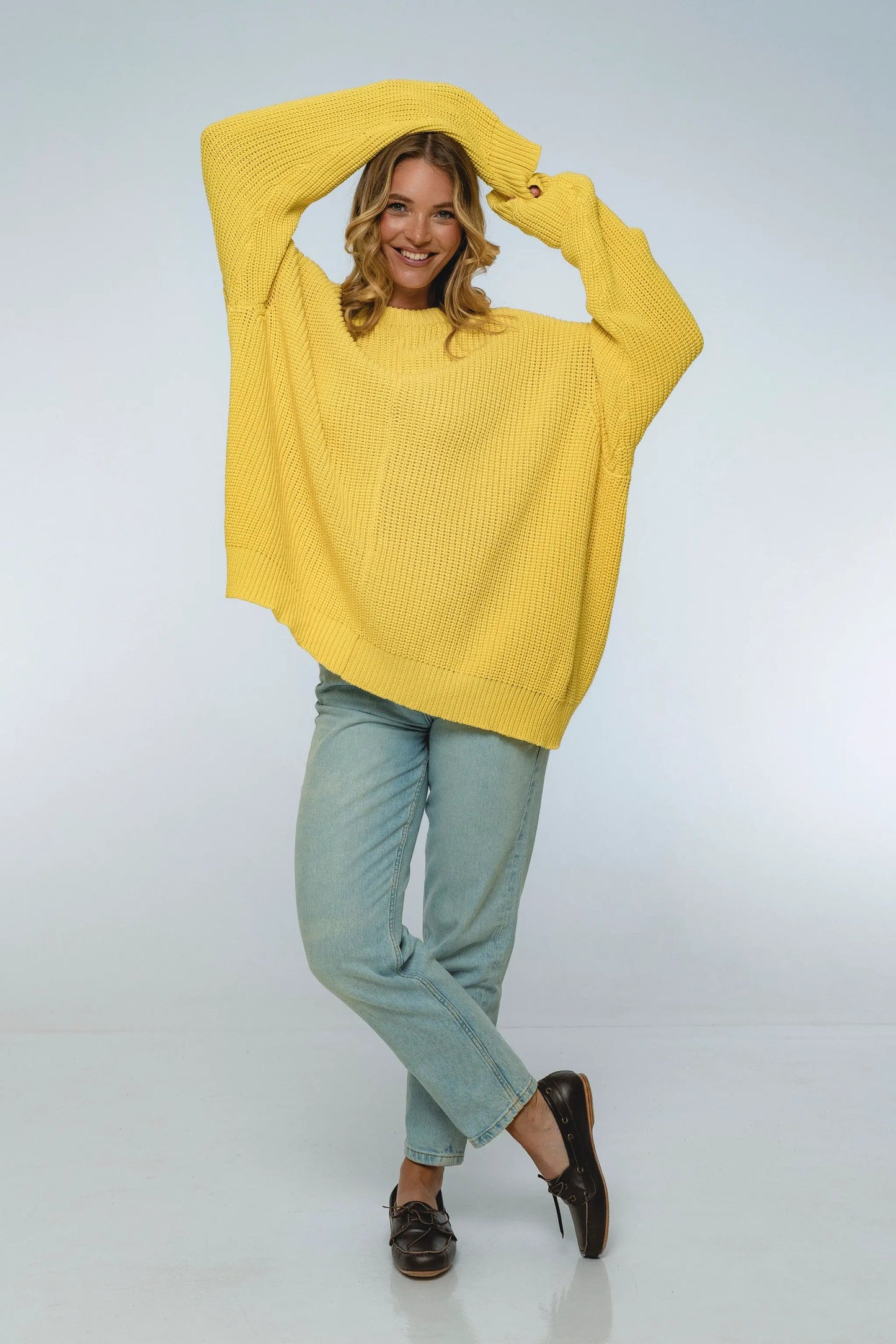 Cloud Nine Long Sleeve Cotton Sweater by ELF