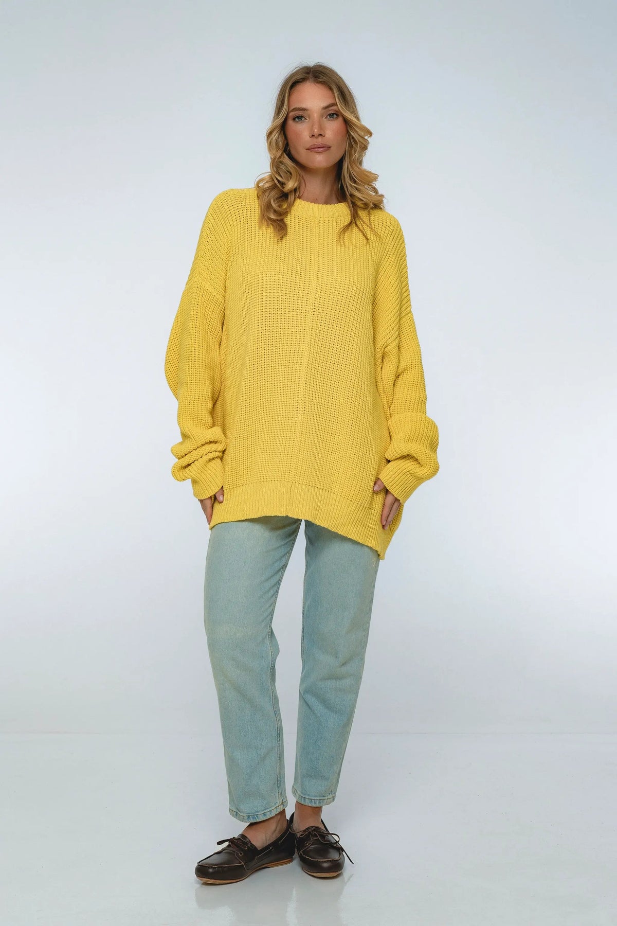 Cloud Nine Long Sleeve Cotton Sweater by ELF