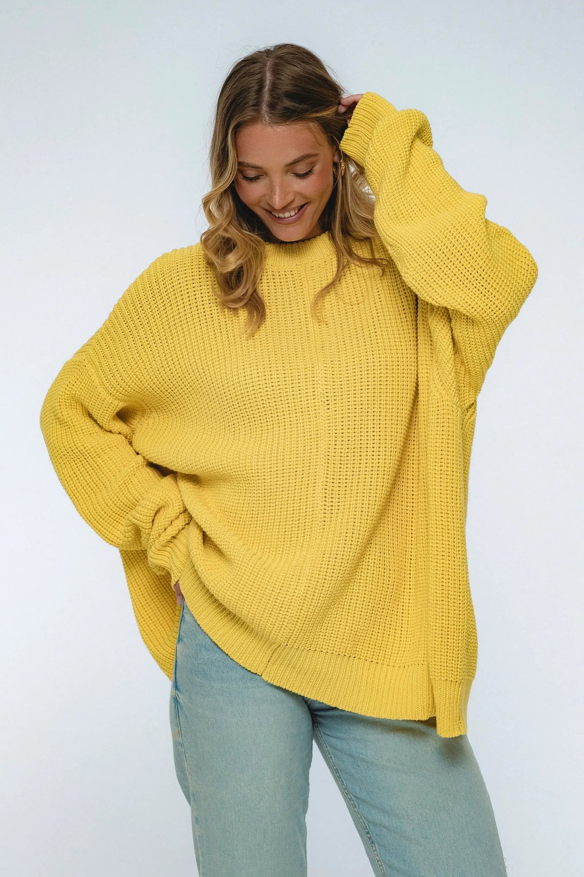 Cloud Nine Long Sleeve Cotton Sweater by ELF