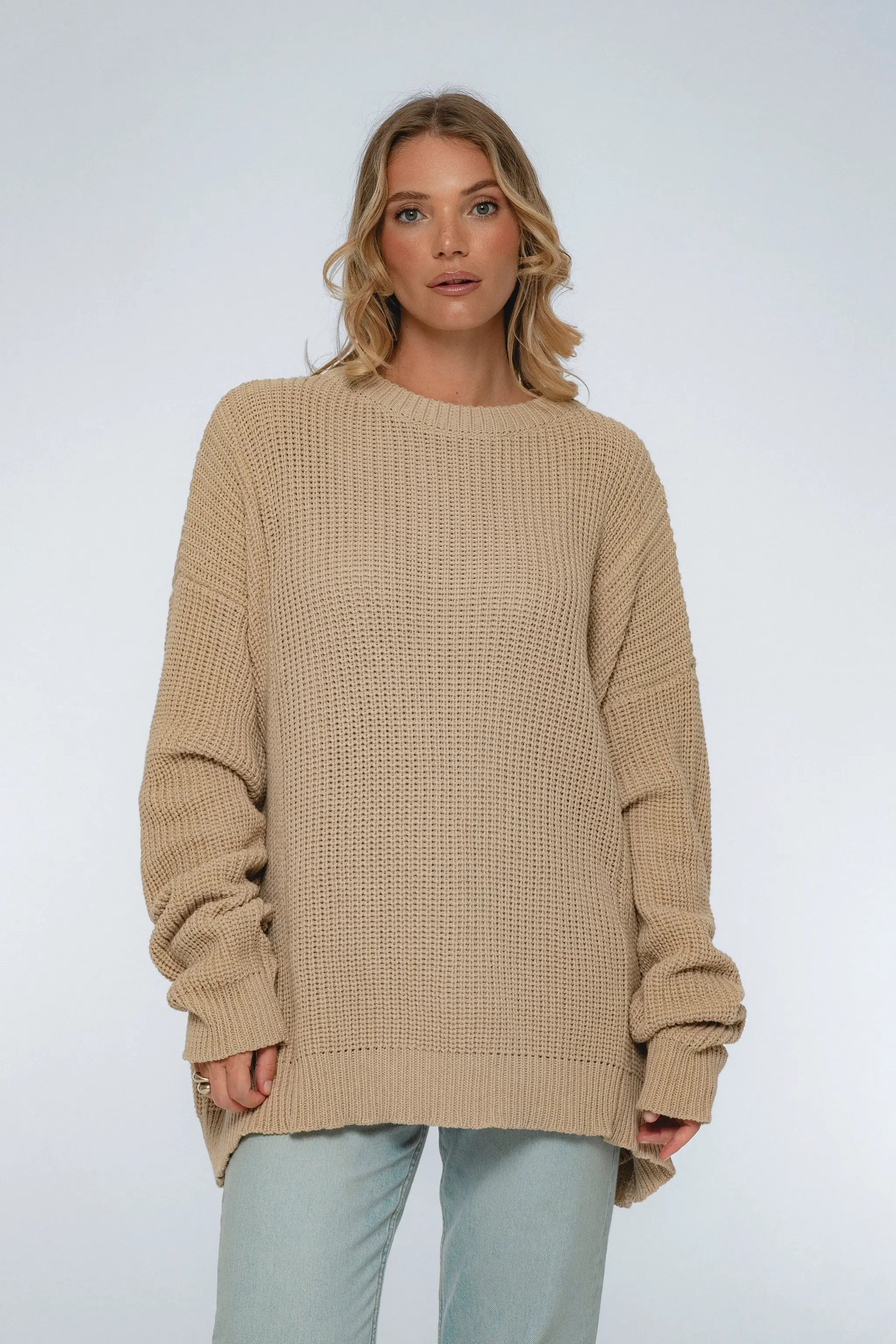 Cloud Nine Long Sleeve Cotton Sweater by ELF