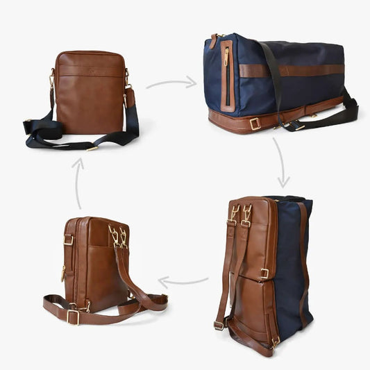 HOLIDAY 4-in-1 Convertible Crossbody Duffle Bag Backpack by DRiiBE
