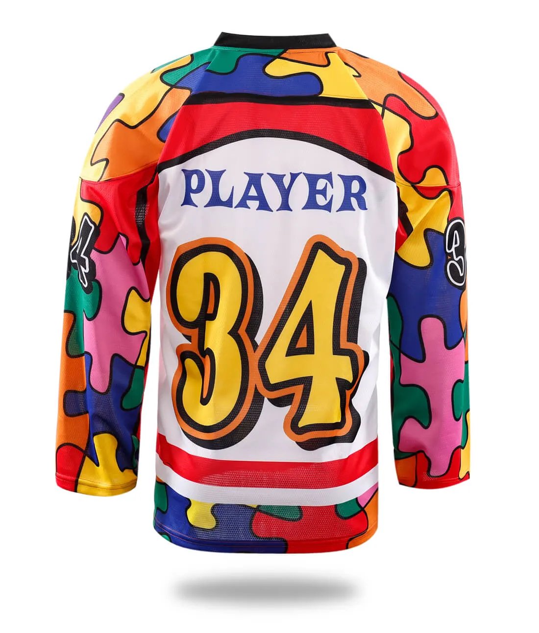 Custom Fighting Rooster Ice Hockey Jersey by Vimost Sportswear