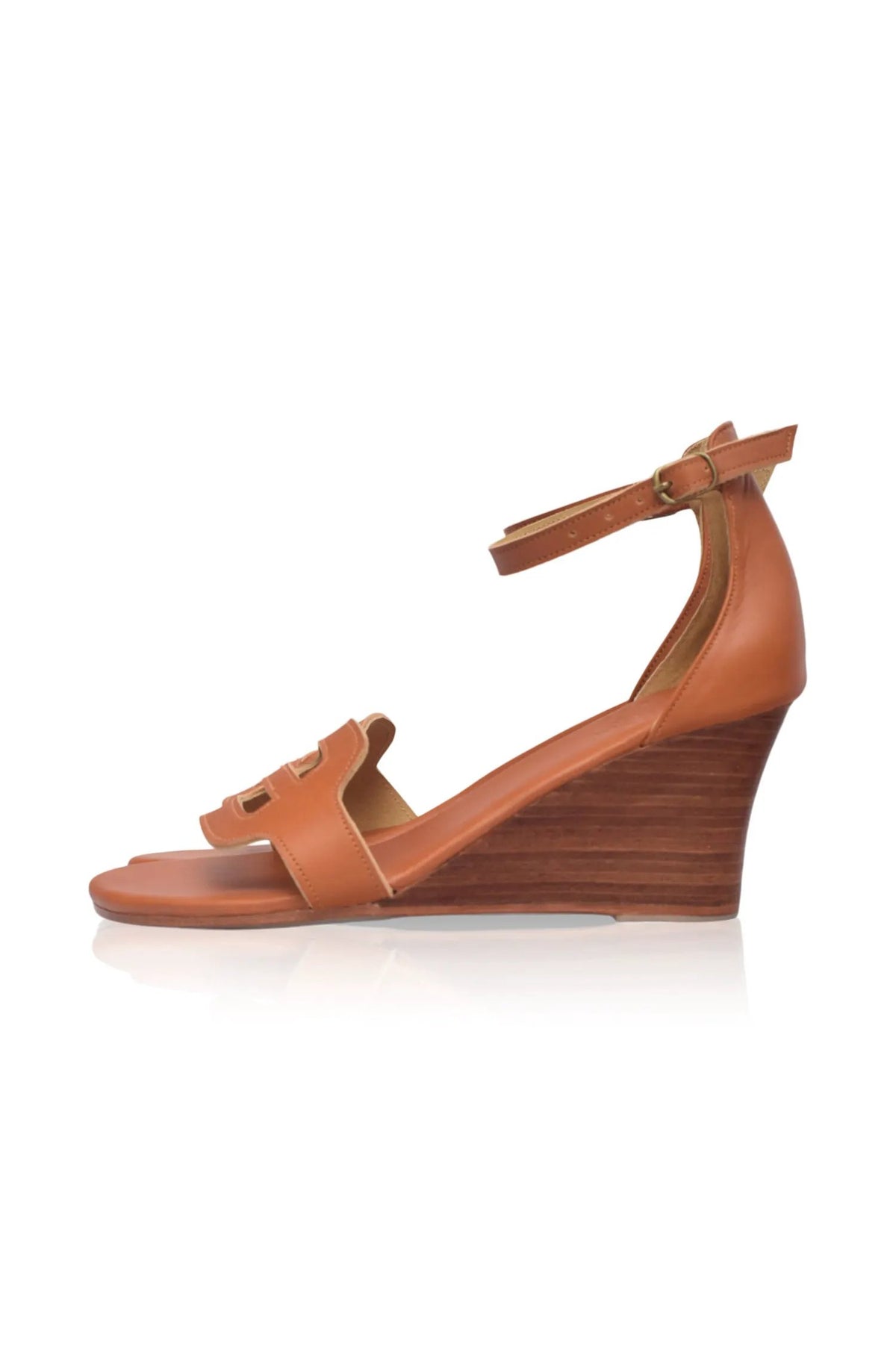 Como Wooden Wedge Sandals by ELF
