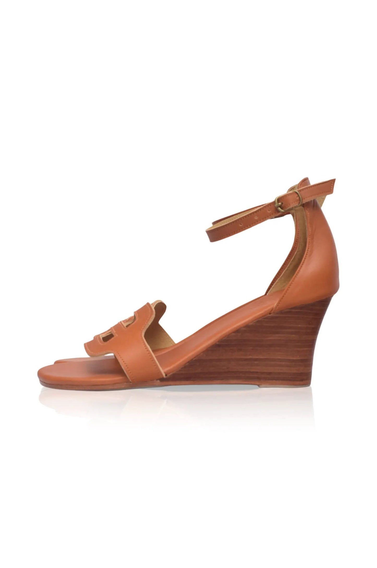 Como Wooden Wedge Sandals by ELF