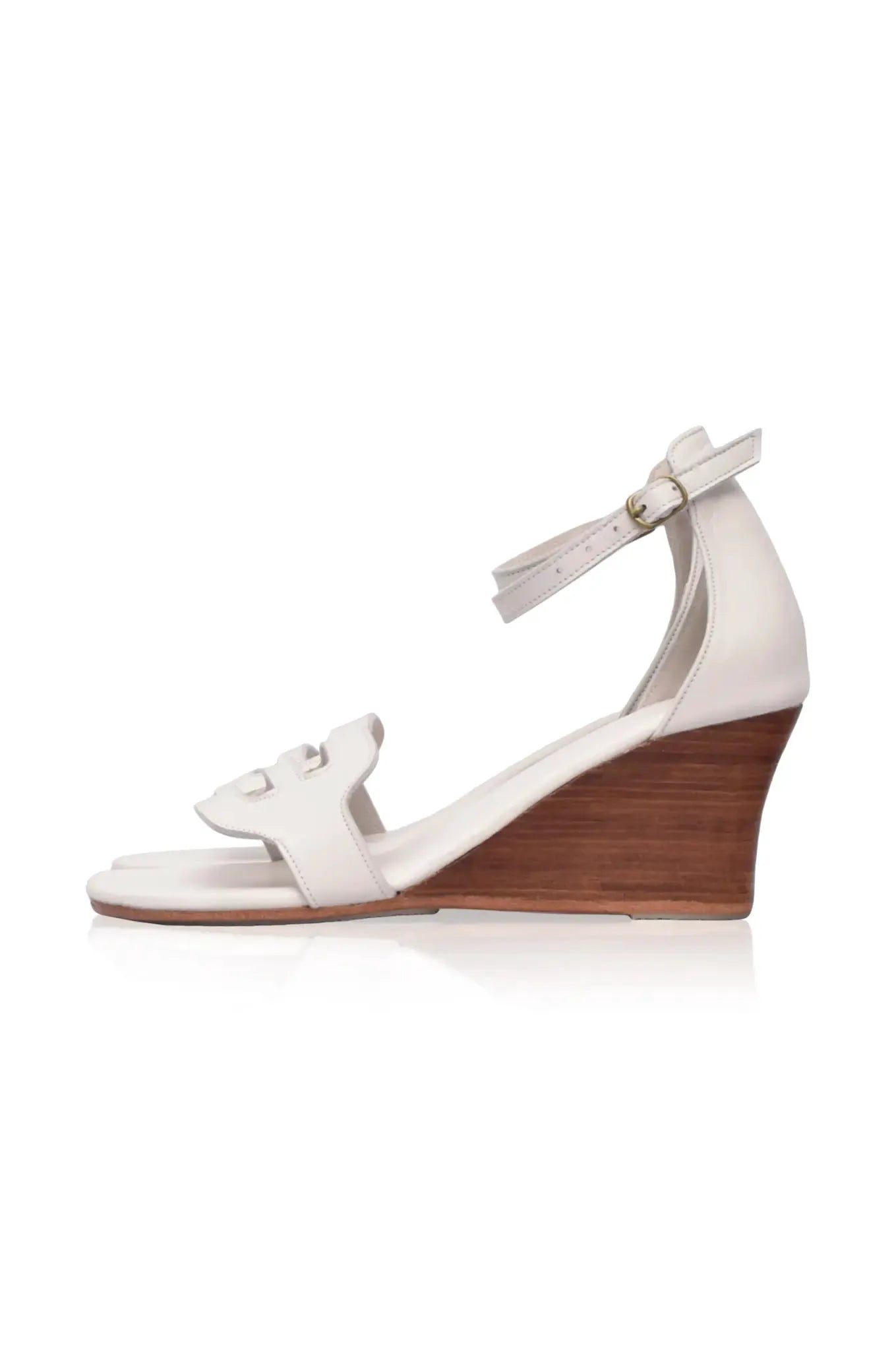 Como Wooden Wedge Sandals by ELF