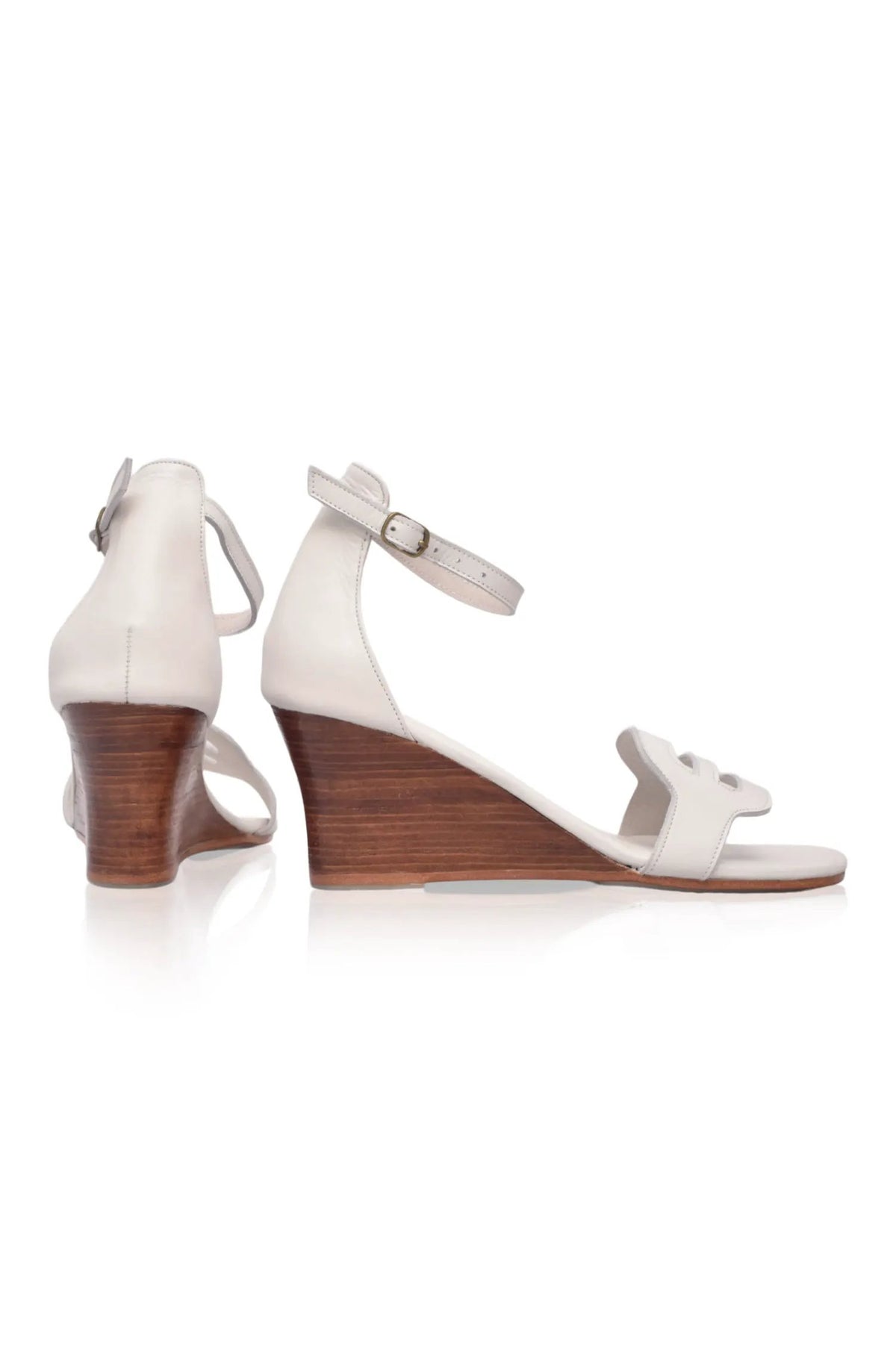 Como Wooden Wedge Sandals by ELF
