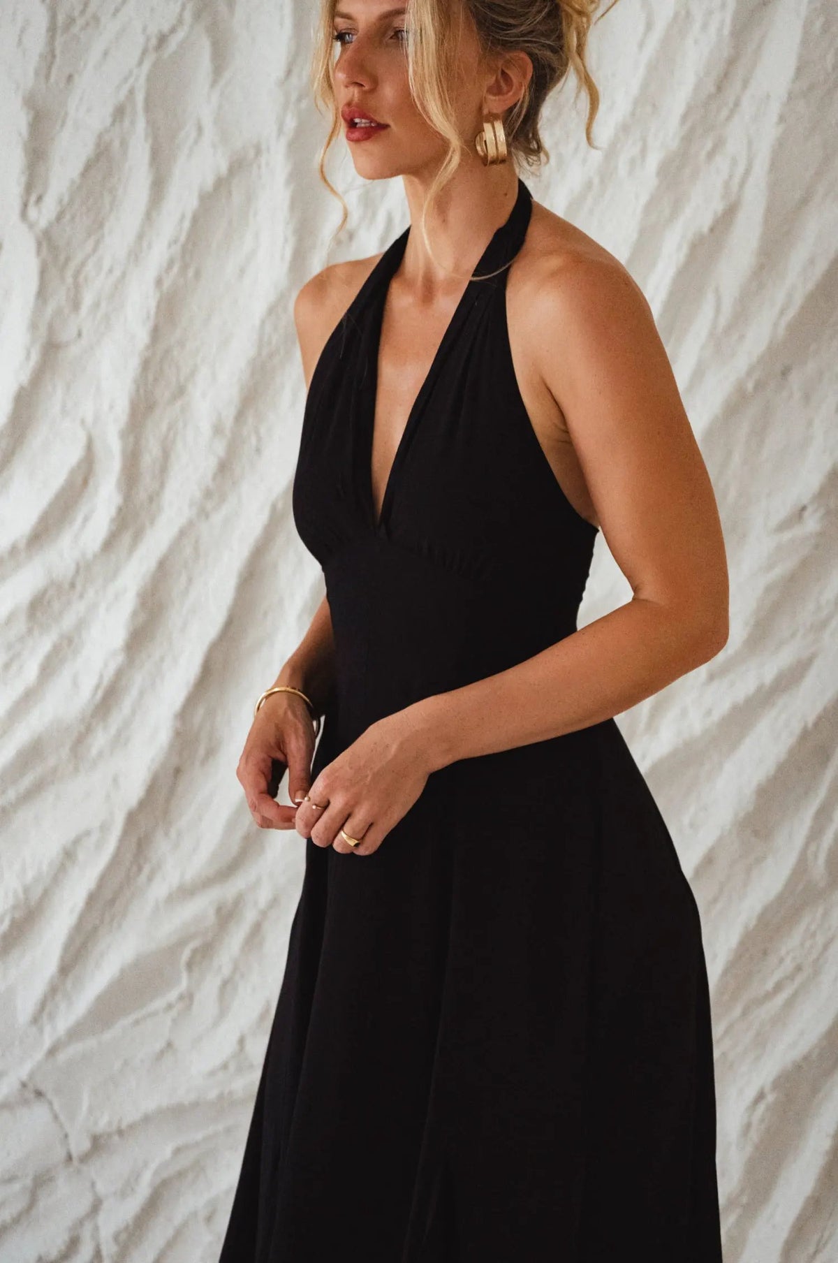 Costa Brava Halterneck Maxi Dress by ELF
