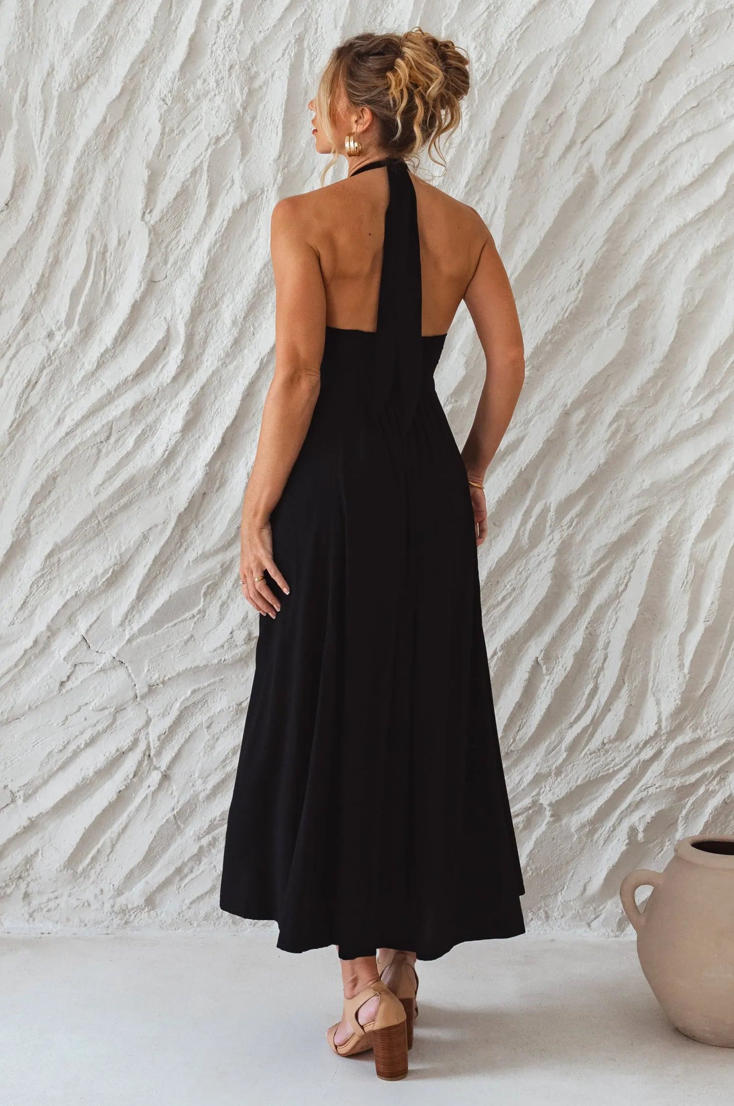Costa Brava Halterneck Maxi Dress by ELF