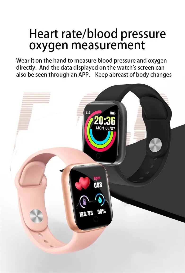 Smart Watch With Bracelet - Black by Savoy Active