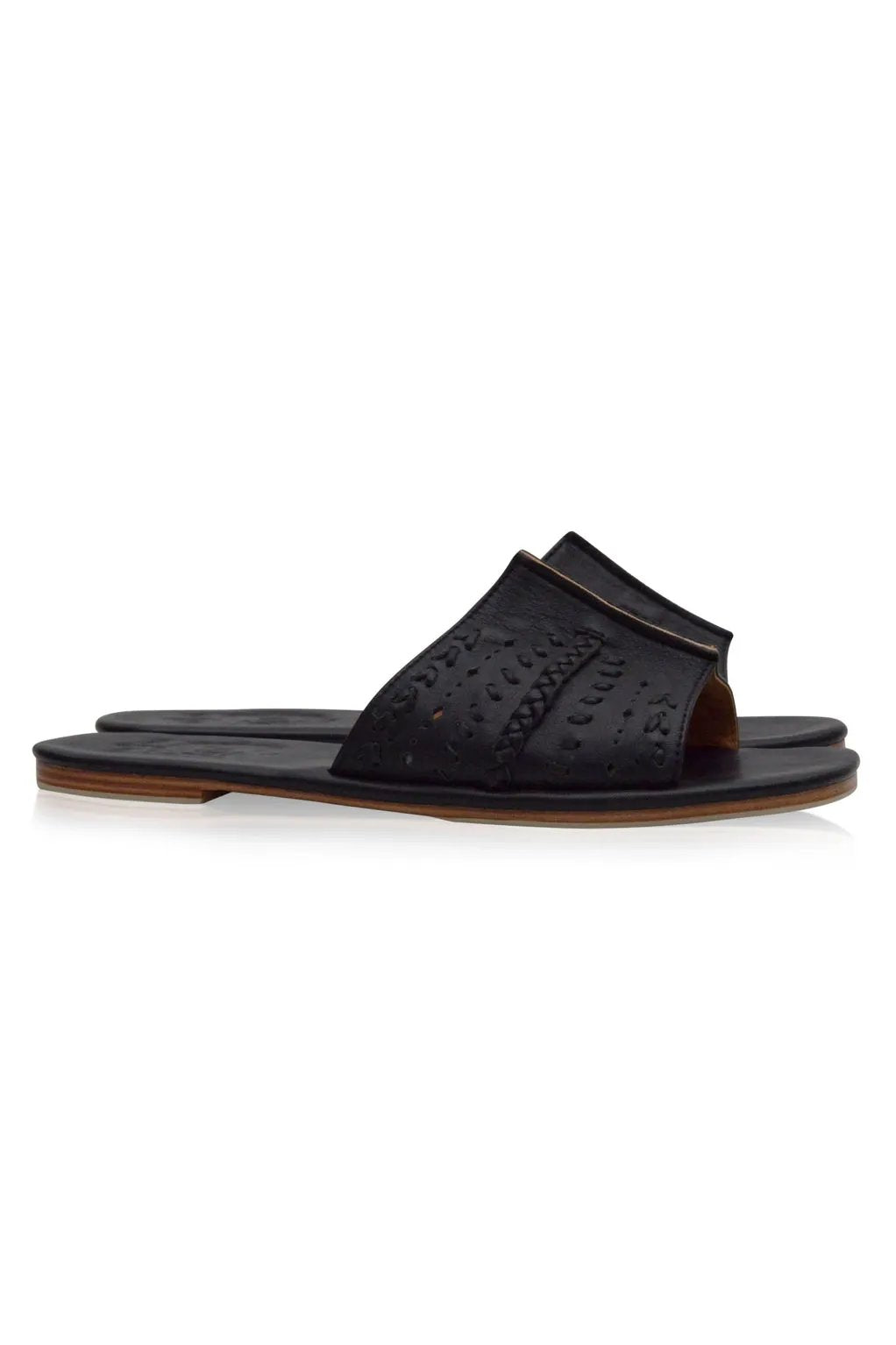 Dolce Vita Leather Slide Sandals by ELF