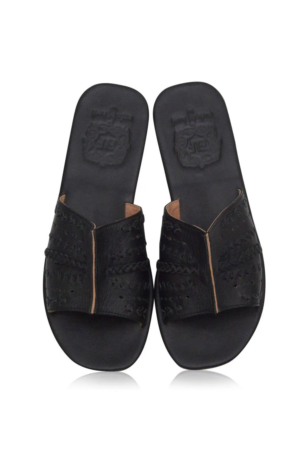 Dolce Vita Leather Slide Sandals by ELF