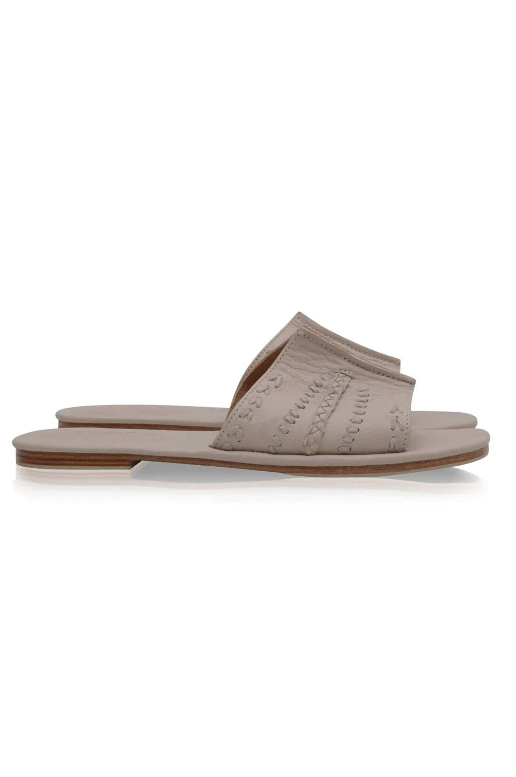 Dolce Vita Leather Slide Sandals by ELF