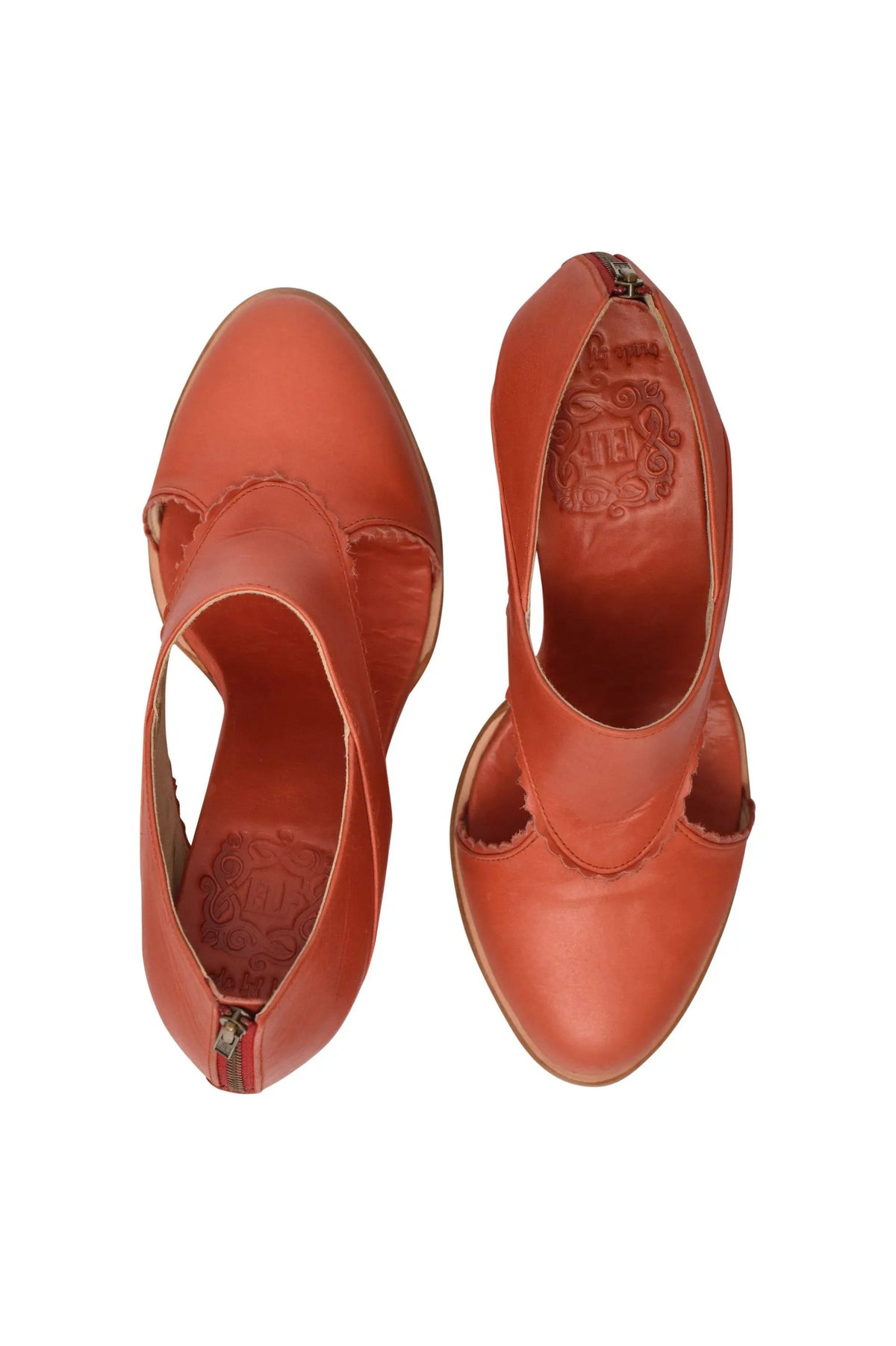 Rain Kiss Leather Heel Booties by ELF
