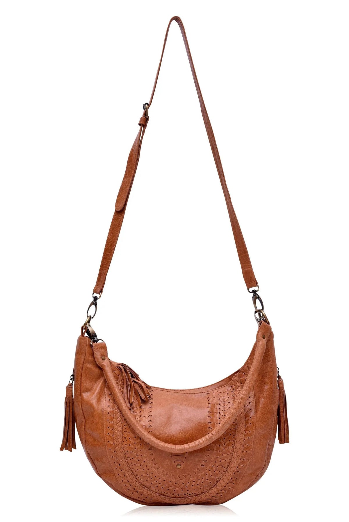 Elysian Coast Leather Crossbody Bag by ELF