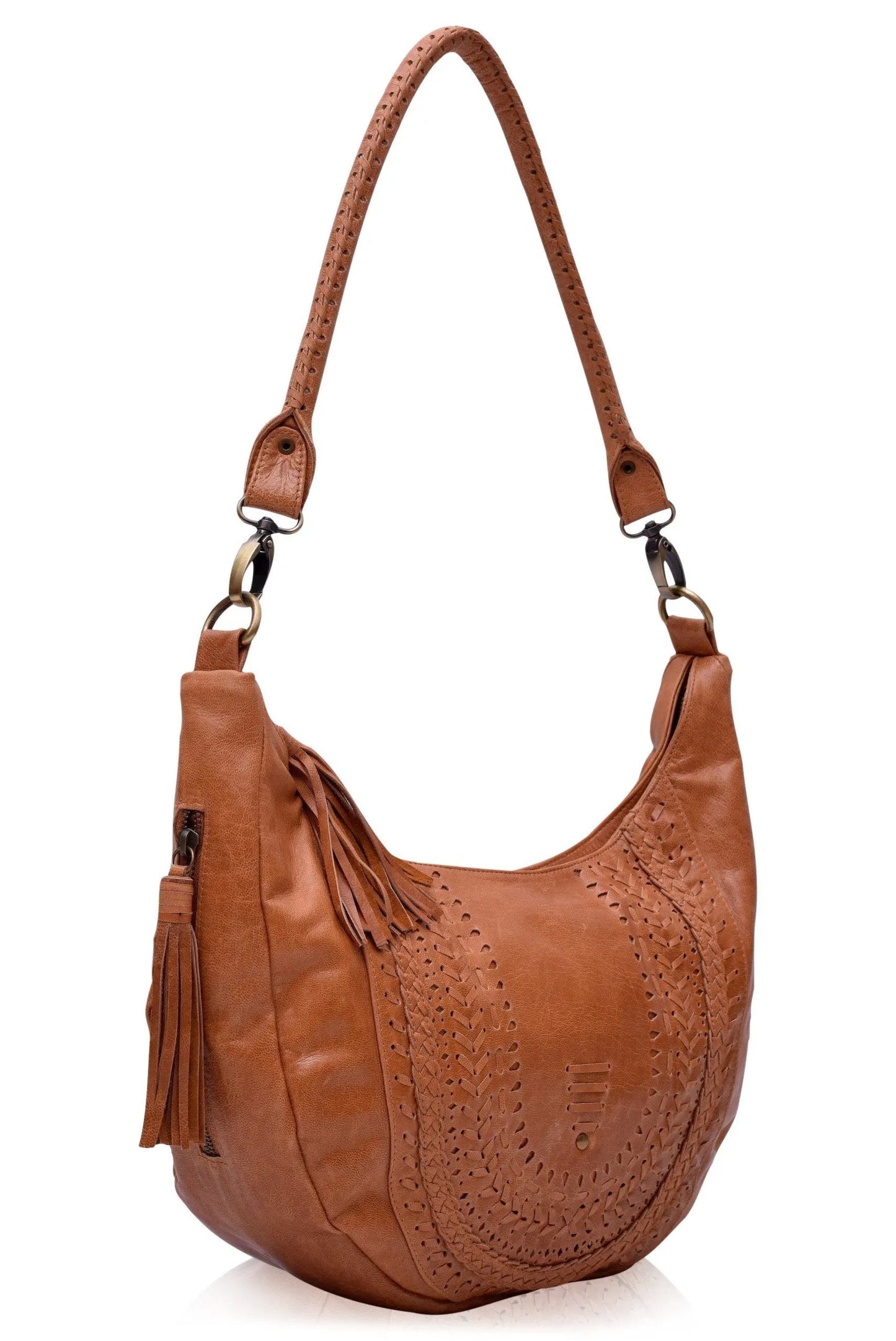 Elysian Coast Leather Crossbody Bag by ELF
