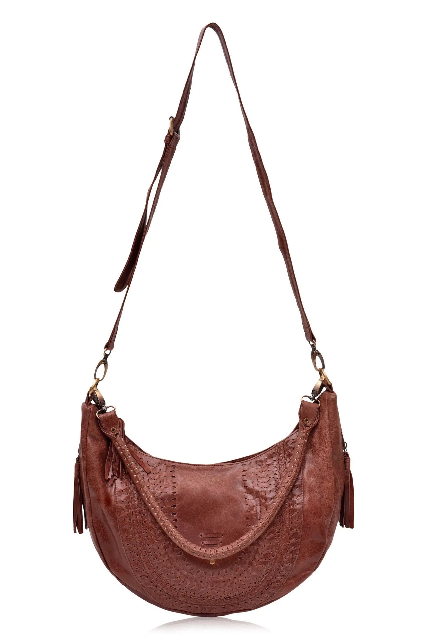 Elysian Coast Leather Crossbody Bag by ELF