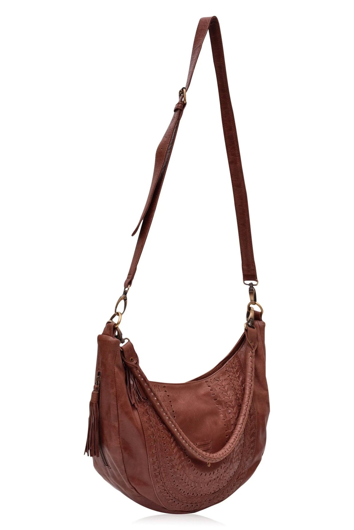 Elysian Coast Leather Crossbody Bag by ELF