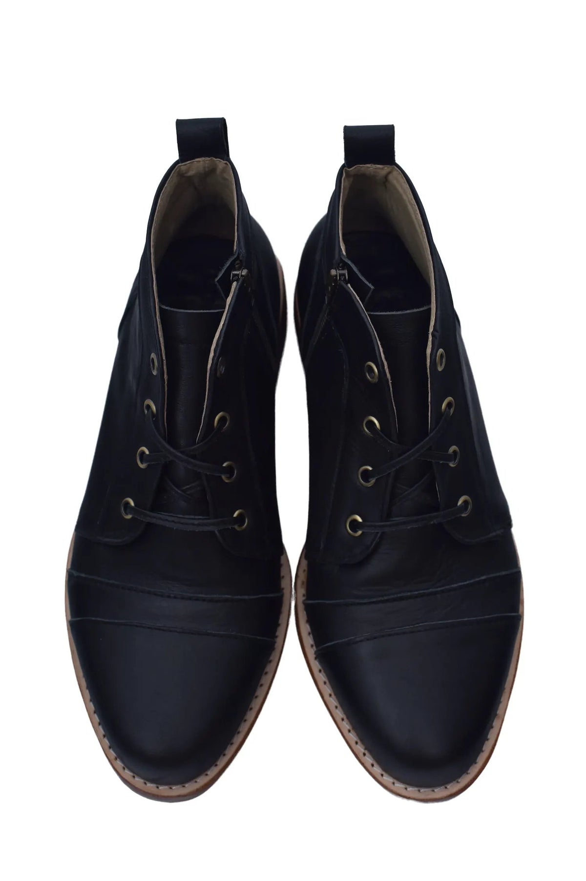 Passage Lace-Up Leather Boots by ELF
