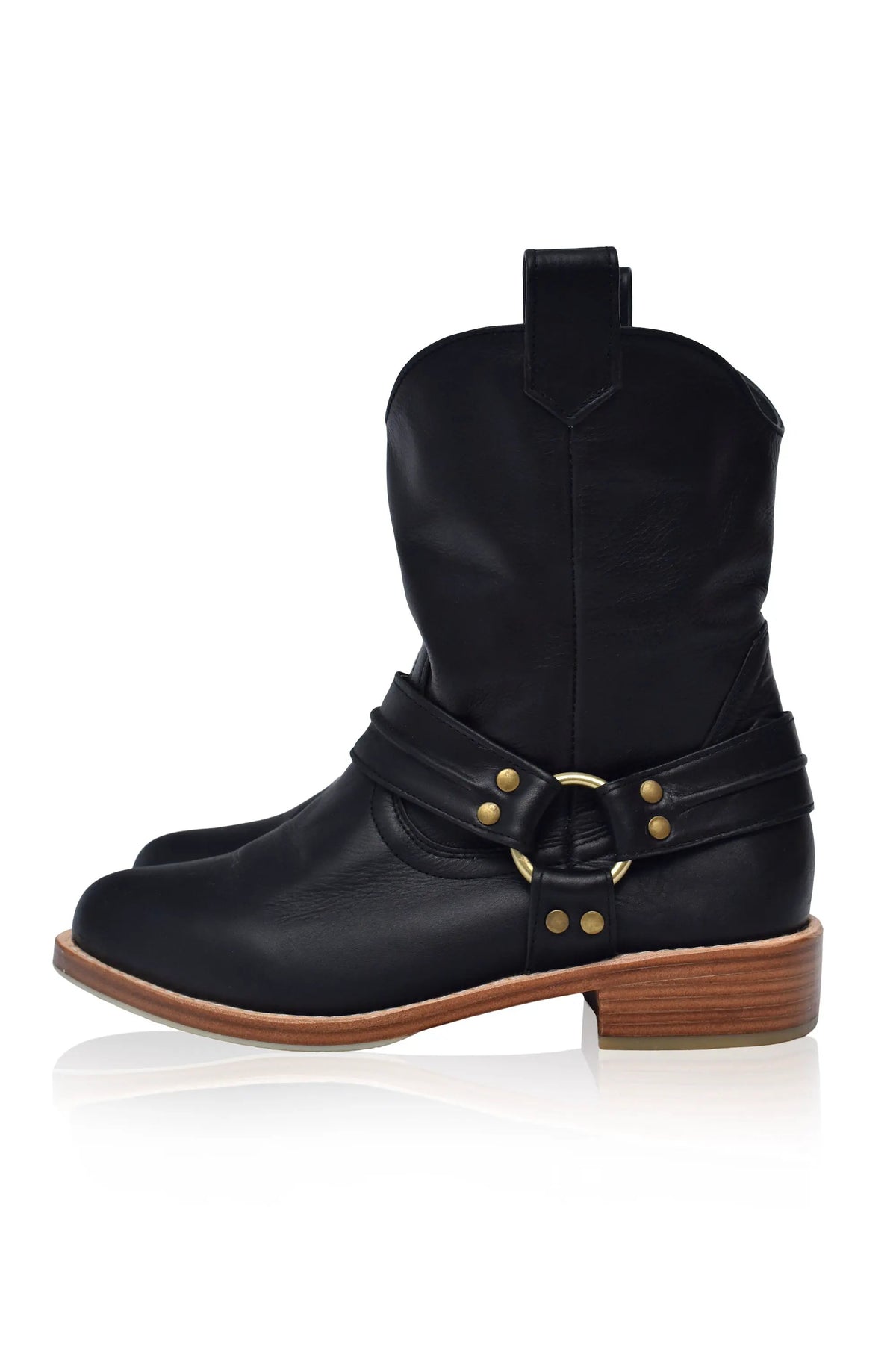Cali Pull-On Leather Boots by ELF