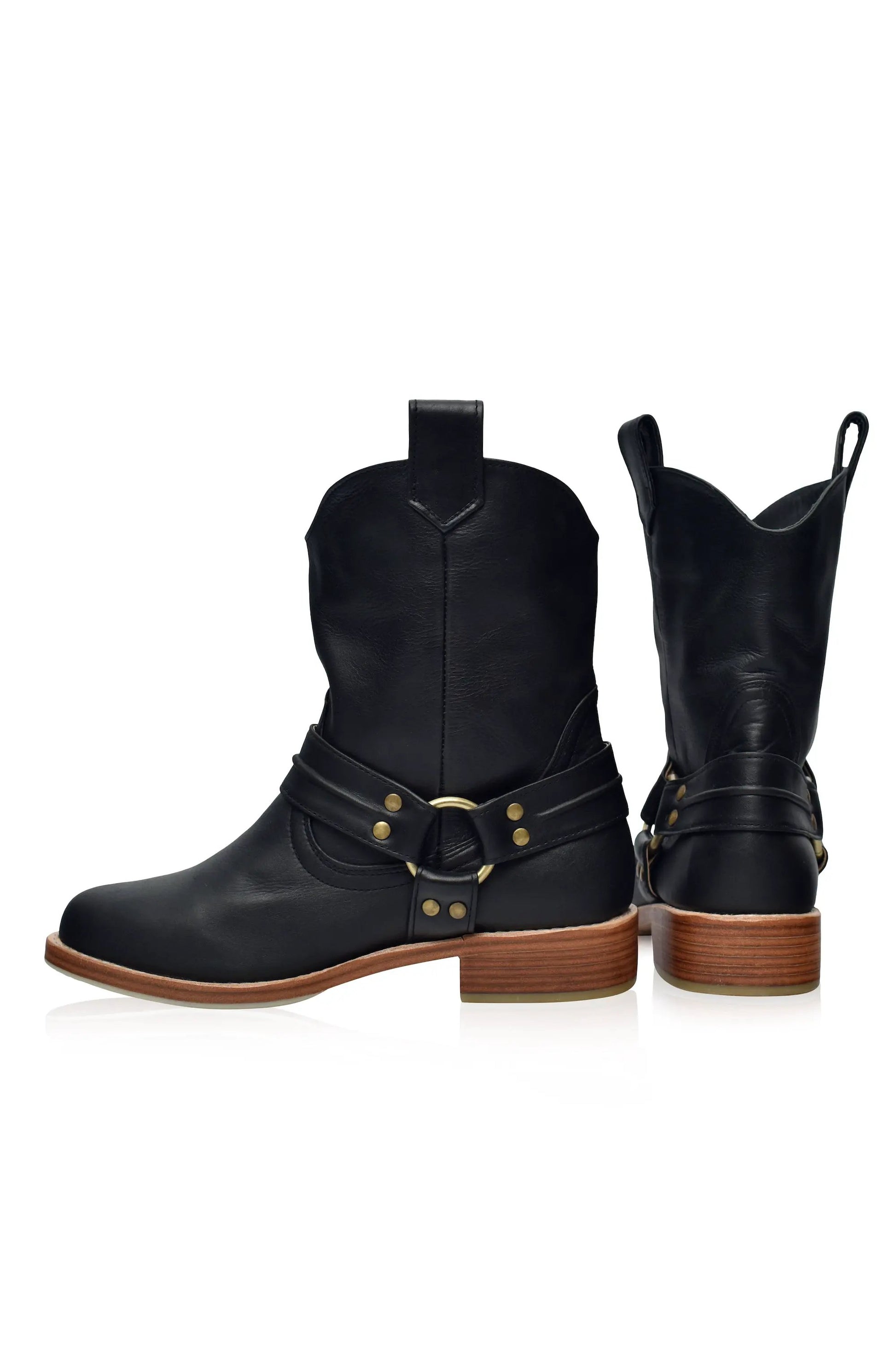 Cali Pull-On Leather Boots by ELF
