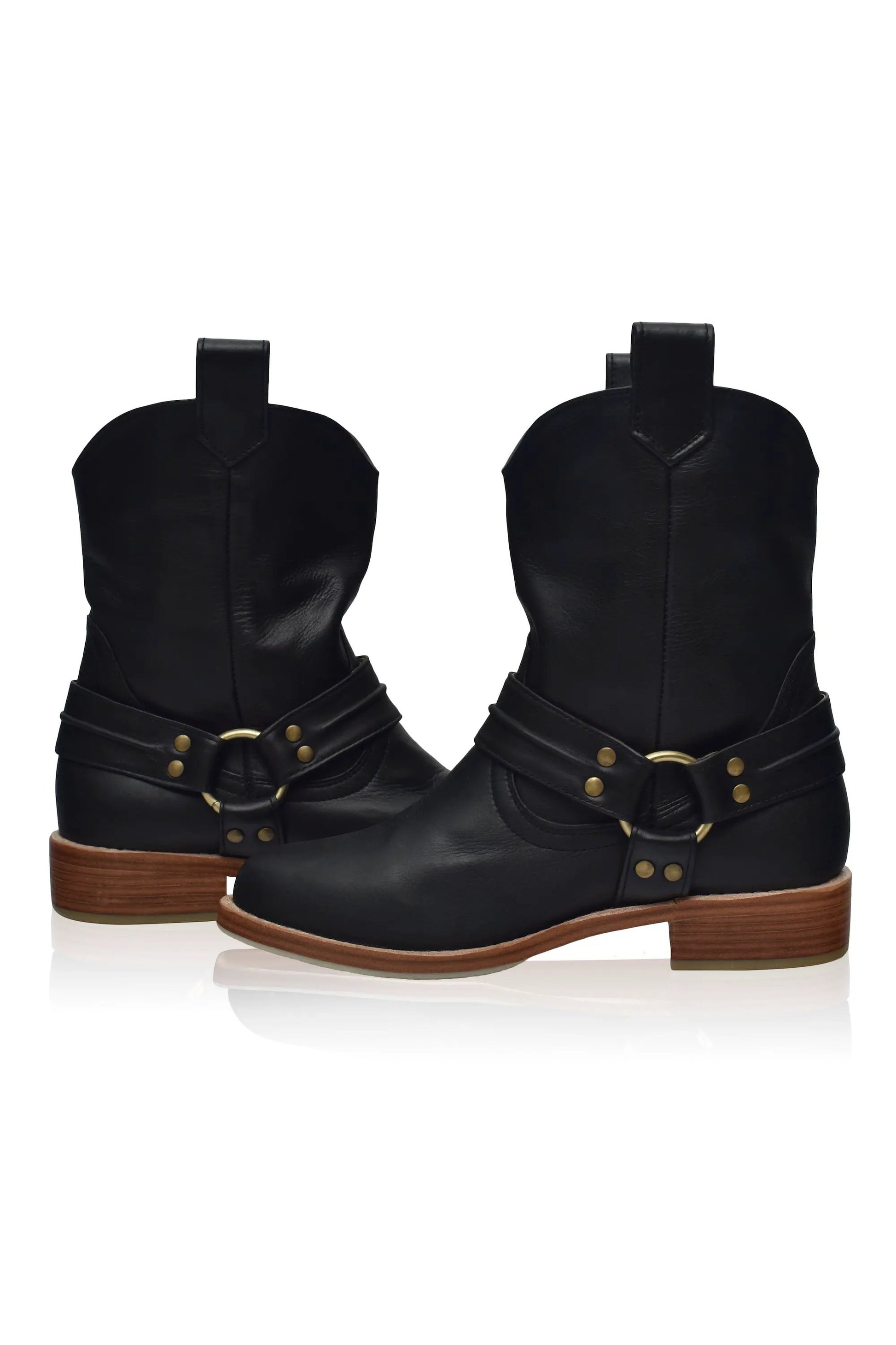 Cali Pull-On Leather Boots by ELF