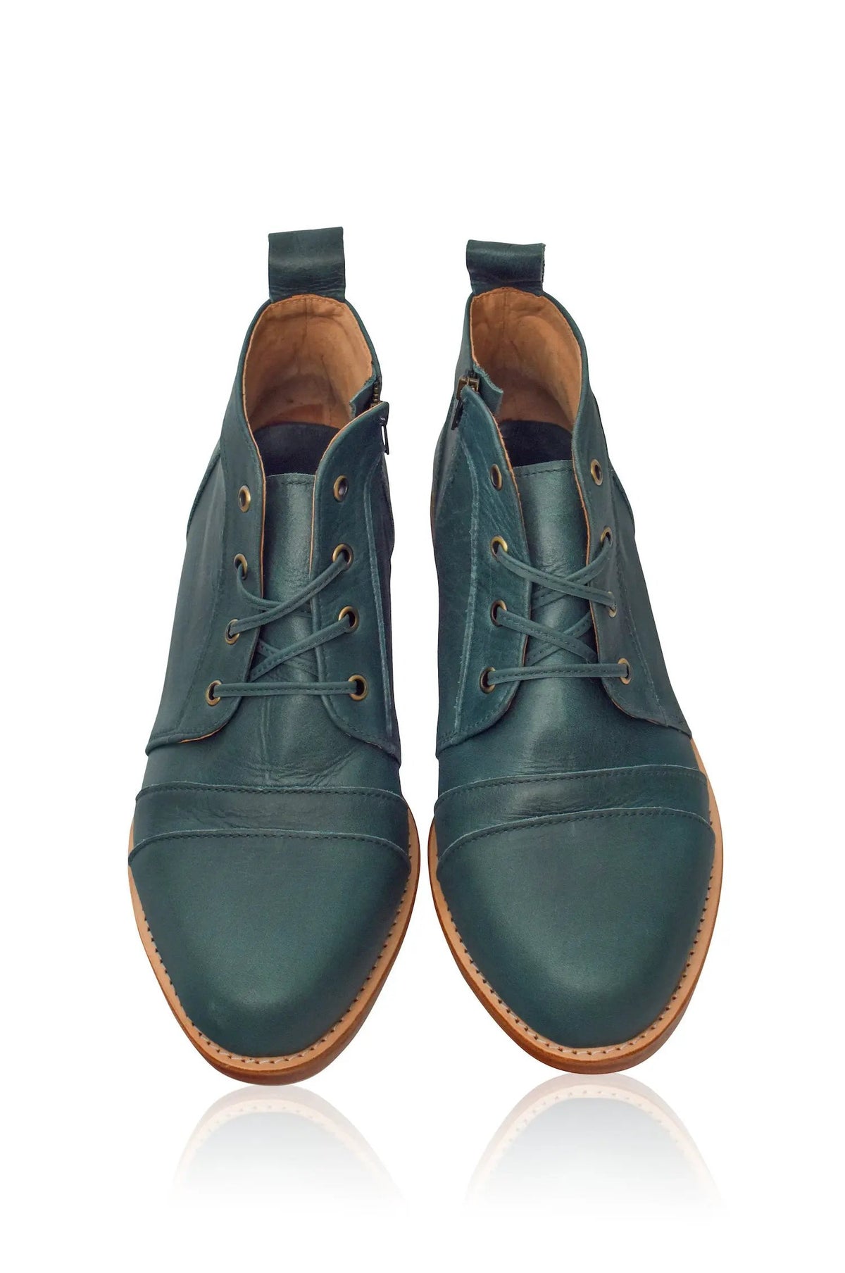 Passage Lace-Up Leather Boots by ELF