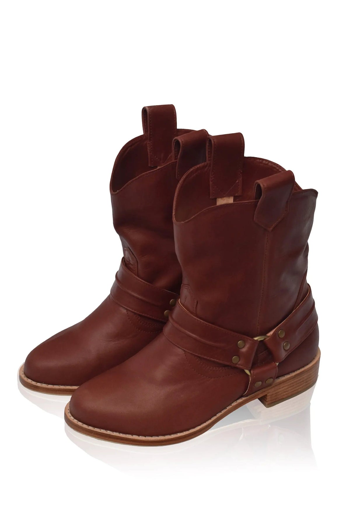 Cali Pull-On Leather Boots by ELF