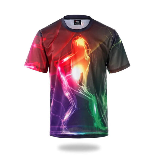 Neon Dance Girl Sublimation T-Shirt by Vimost Sportswear
