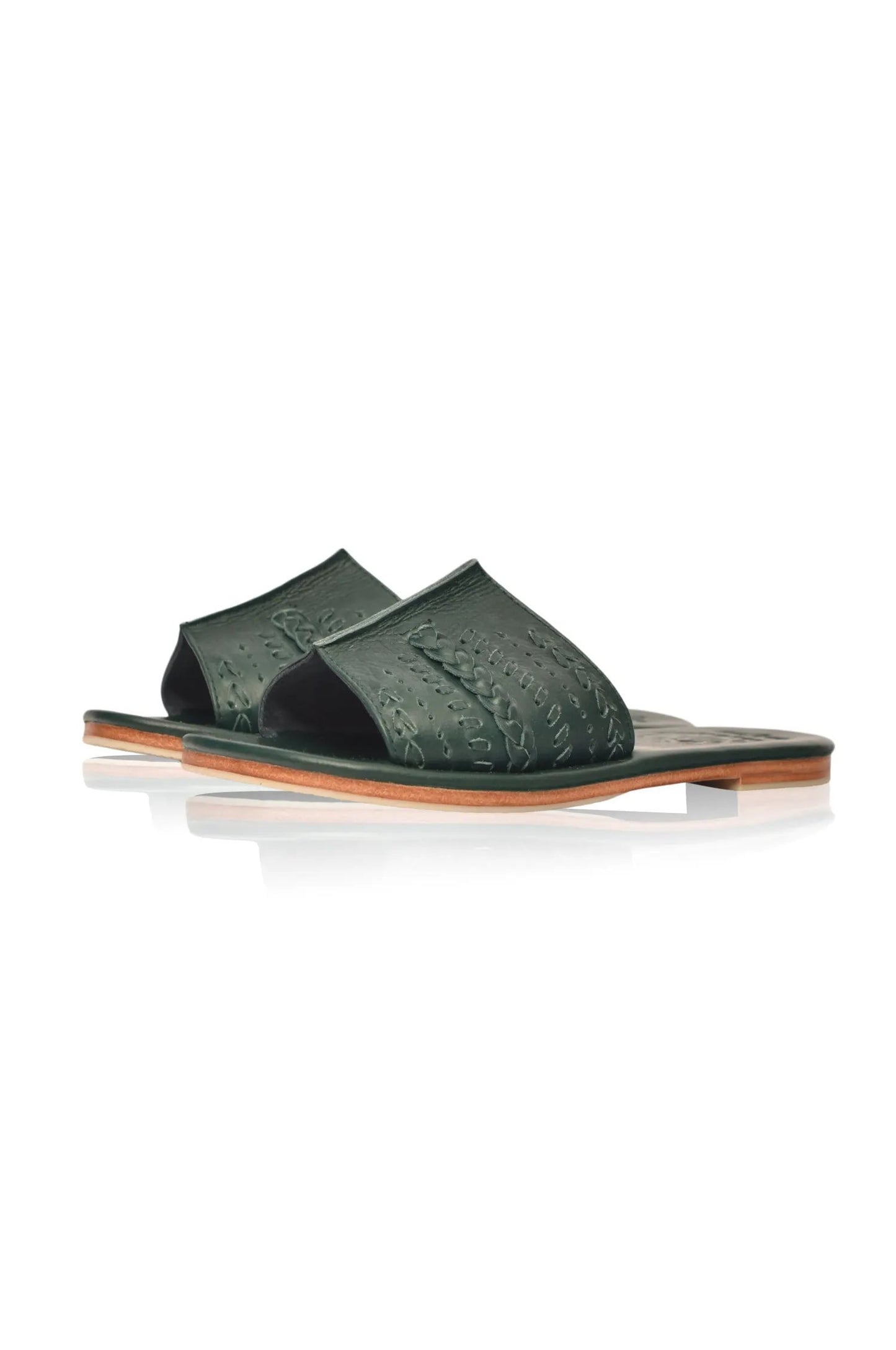 Dolce Vita Leather Slide Sandals by ELF