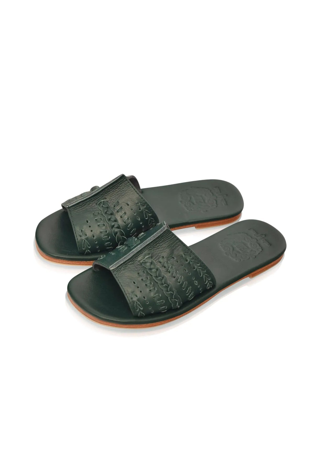 Dolce Vita Leather Slide Sandals by ELF
