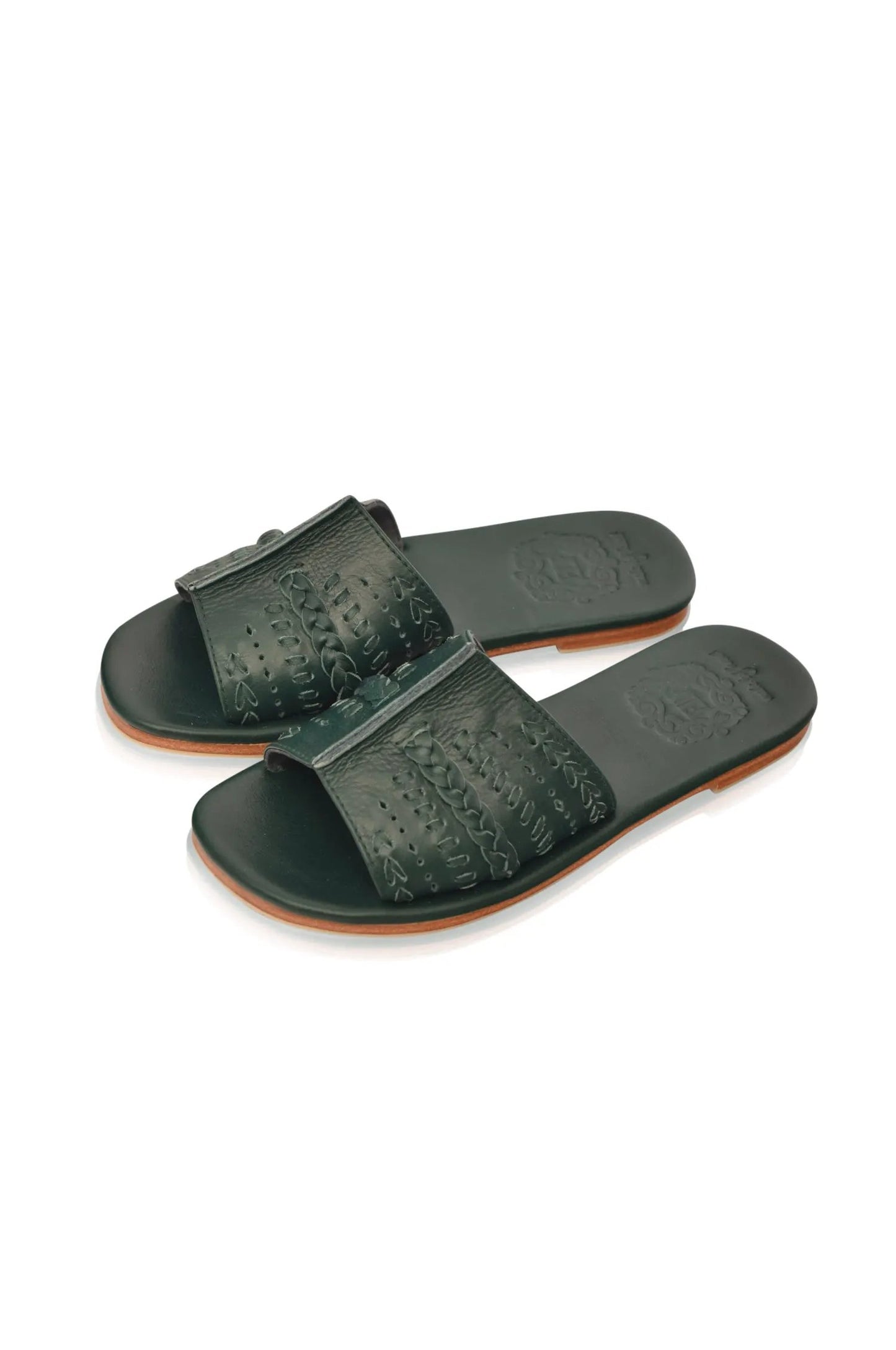 Dolce Vita Leather Slide Sandals by ELF