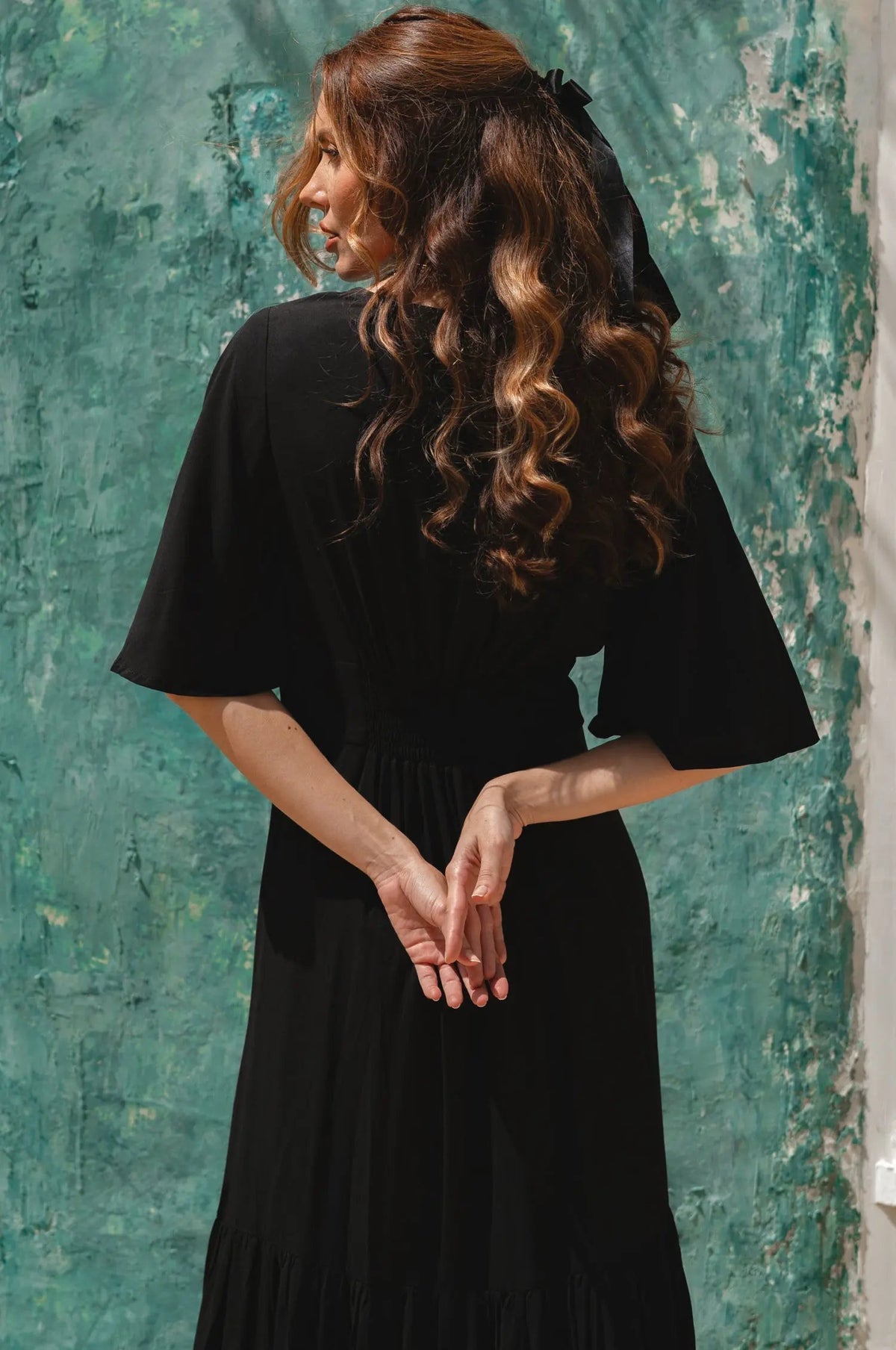 Donna Button Down Midi Dress by ELF