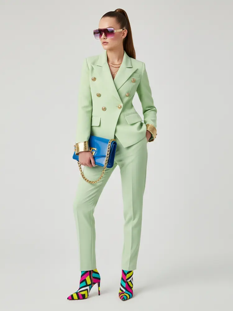 Double-Breasted Blazer Jacket UPPER WEST SIDE BYMANYC ® New York by BYMANYC ® New York