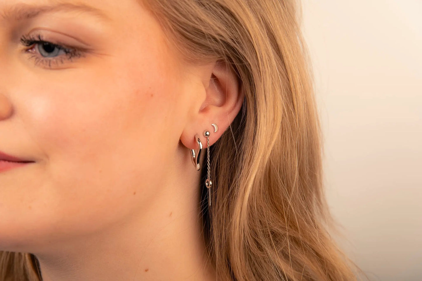 Oorbellen Maantje Zilver JE029S by Jwls4u