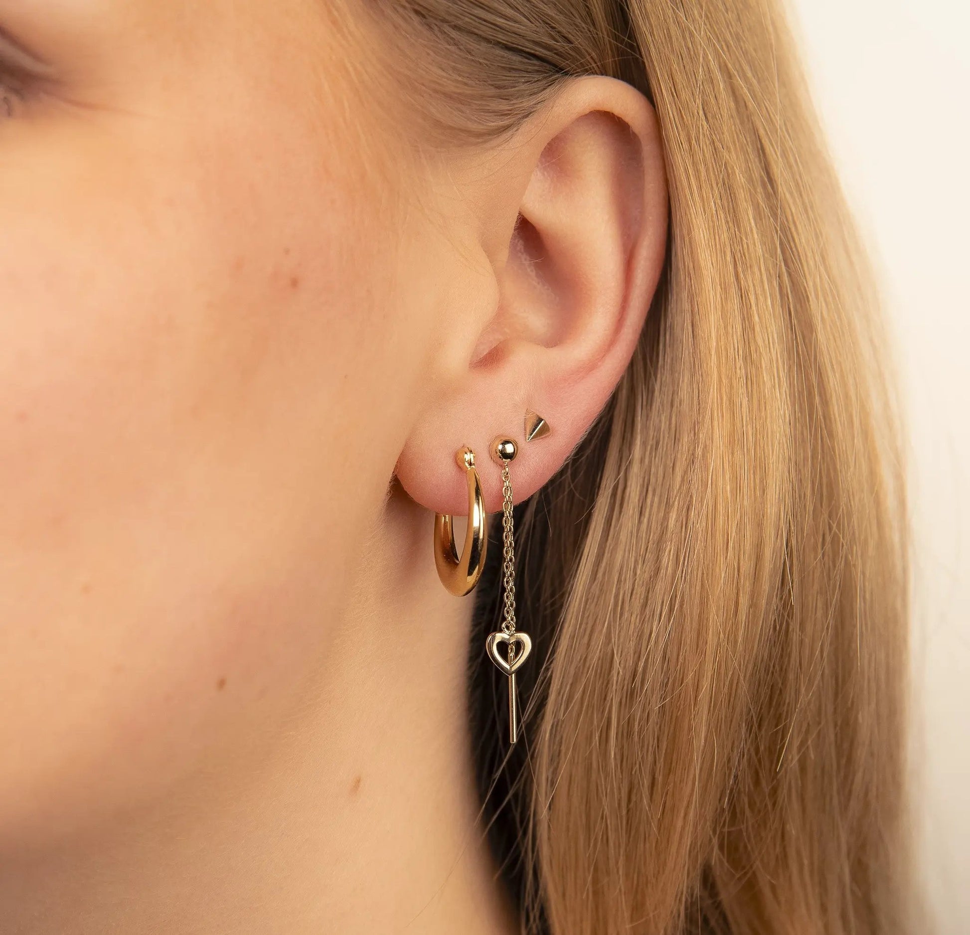 Jwls4u Oorbellen Classy JE050G by Jwls4u
